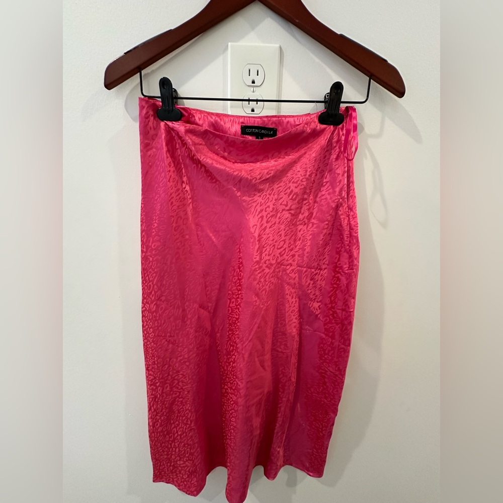 Cotton Candy LA Pink MIDI Skirt